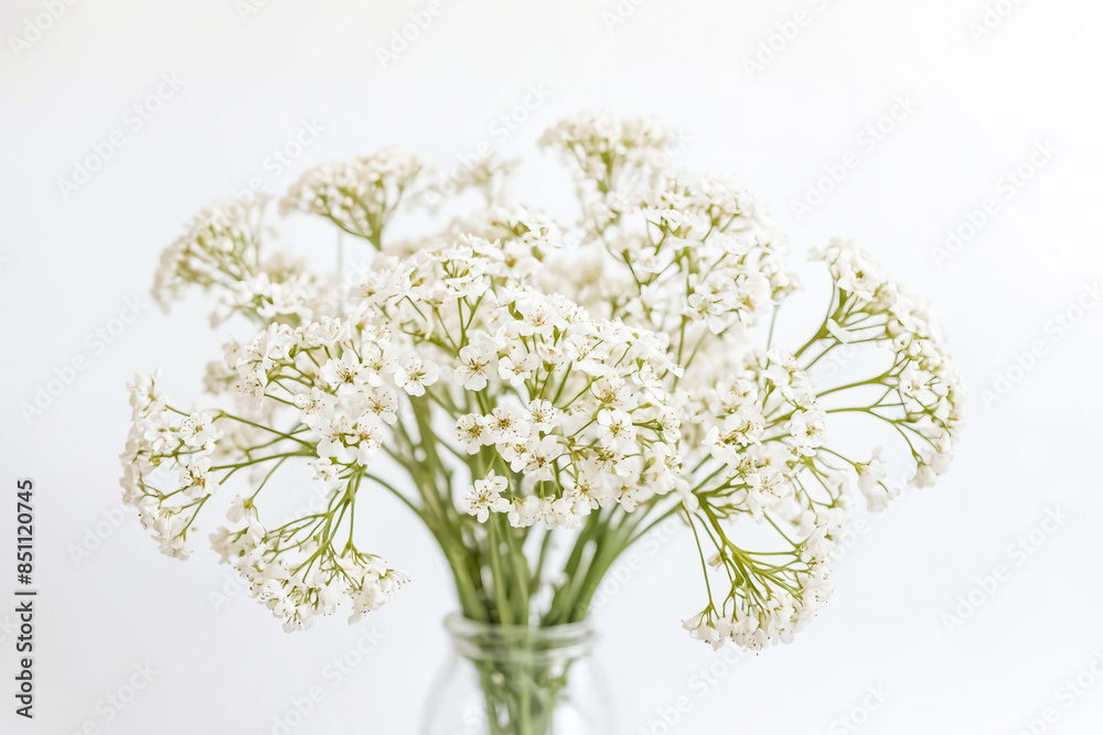 Delicate White Flowers in a Vase Delicate White Flowers in a Vase