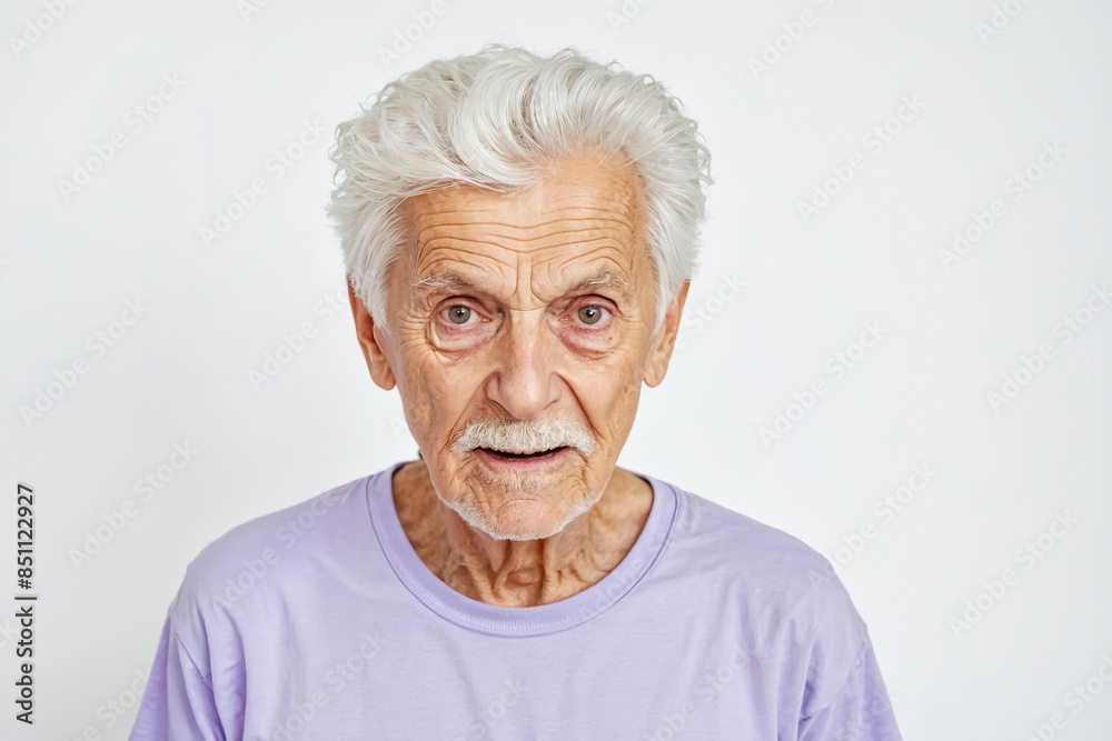 Portrait of a Surprised Senior Man Portrait of a Surprised Senior Man