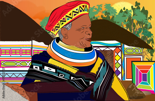 Ndebele women