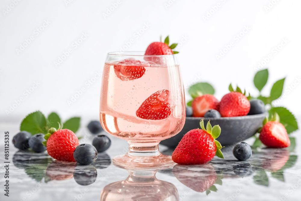 Strawberry and Blueberry Infused Water Strawberry and Blueberry Infused Water