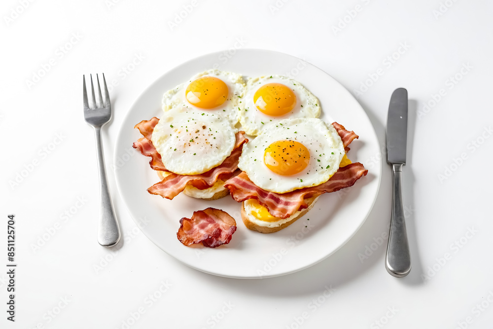Bacon and Eggs on Toast Bacon and Eggs on Toast