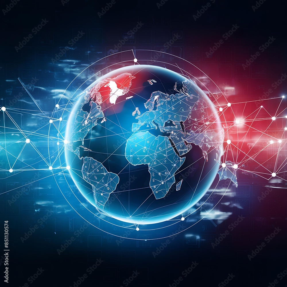 A Futuristic Depiction of the Global Business World: Interconnected Globe as the Hub for Asset Management with Digital Threads Linking Asset Tracking, Financial Investments, and Portfolio Optimization A Futuristic Depiction of the Global Business World: Interconnected Globe as the Hub for Asset Management with Digital Threads Linking Asset Tracking, Financial Investments, and Portfolio Optimization