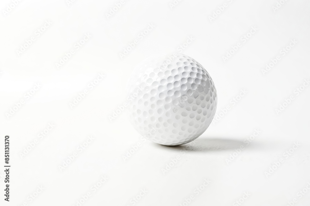 Golf Ball on White Background Golf Ball on White Background