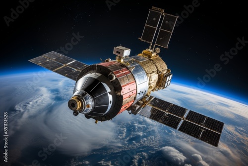 The Soyuz spacecraft is a reliable and proven vehicle that has been used for decades to safely transport astronauts to the International Space Station and back to Earth photo