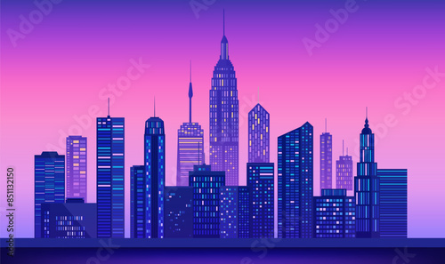 Wallpaper Mural a cityscape with a city in the background. Torontodigital.ca