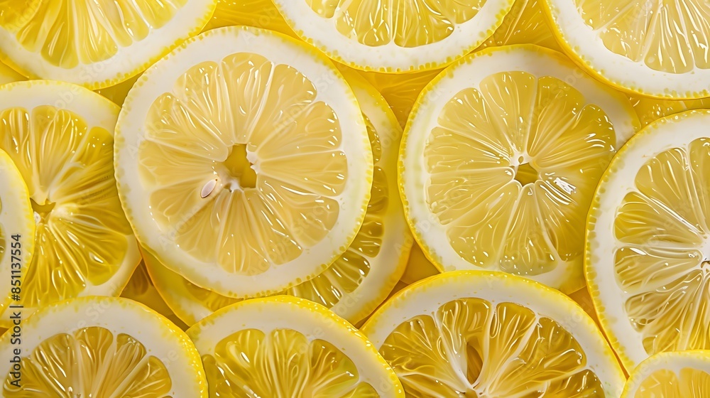 Fresh lemon slices pattern backgrond. Fresh lemon slices pattern backgrond.