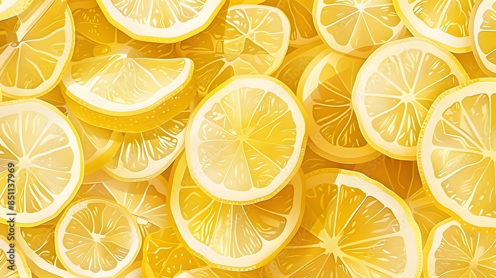 Fresh lemon slices pattern backgrond. Fresh lemon slices pattern backgrond.