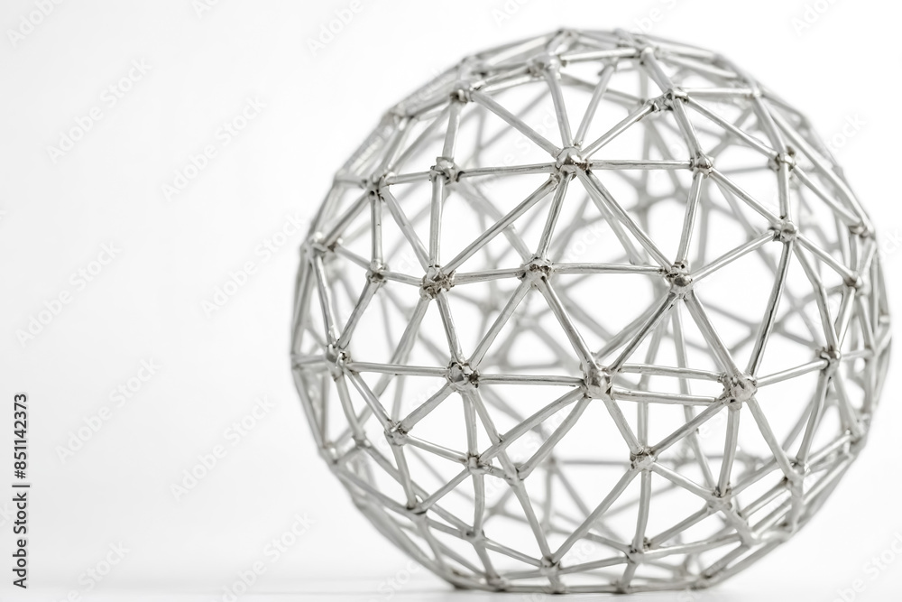 Abstract Silver Sphere Abstract Silver Sphere
