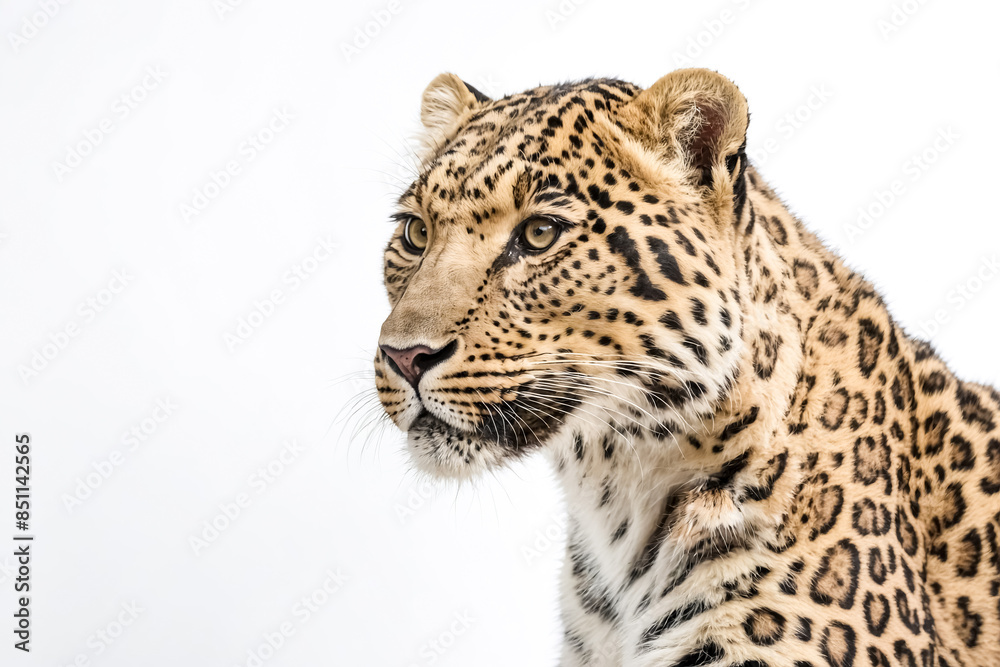 Close-up of a Leopard's Face Close-up of a Leopard's Face