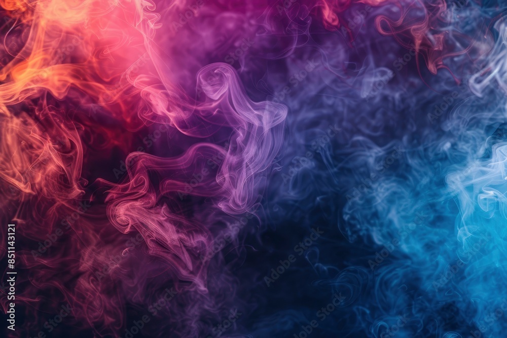 Decorative background with smoke - generative ai Decorative background with smoke - generative ai