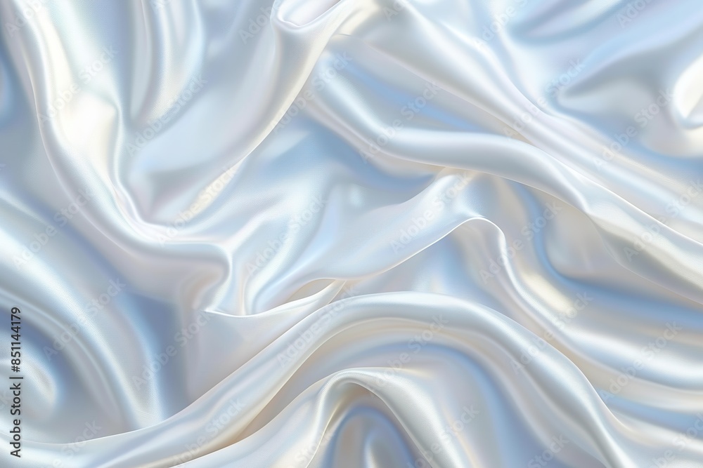 Fototapeta premium White background with soft, flowing lines and subtle gradients for elegant presentation backgrounds.
