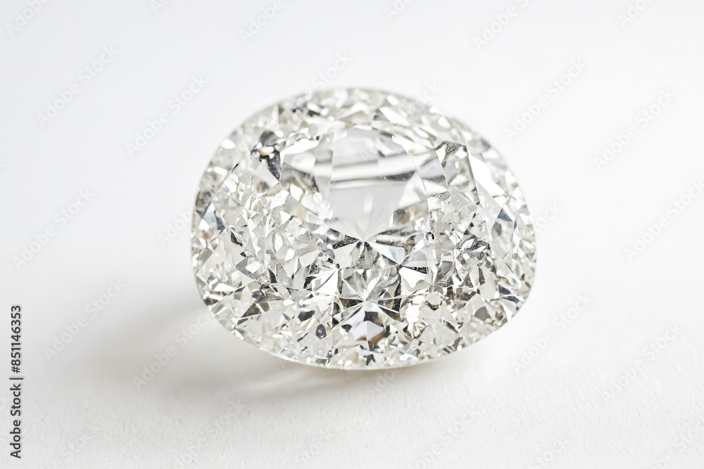 Fototapeta premium Close-up of a Sparkling Diamond