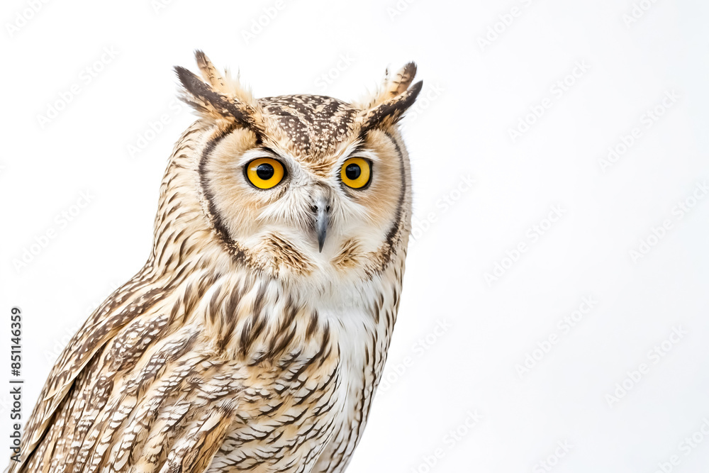 Close Up Of An Owl's Face Close Up Of An Owl's Face