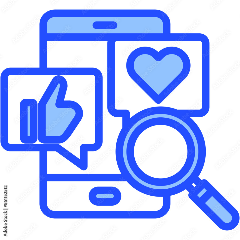 Social Media Metrics Icon Social Media Metrics Icon
