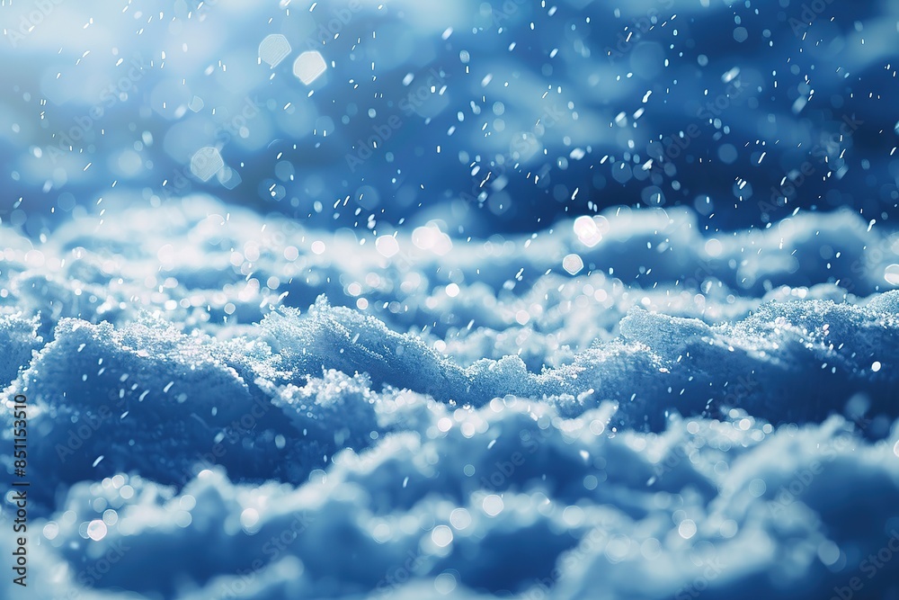 Abstract background of snow and ice, beautiful winter landscape with falling snowflakes. Abstract background of snow and ice, beautiful winter landscape with falling snowflakes.