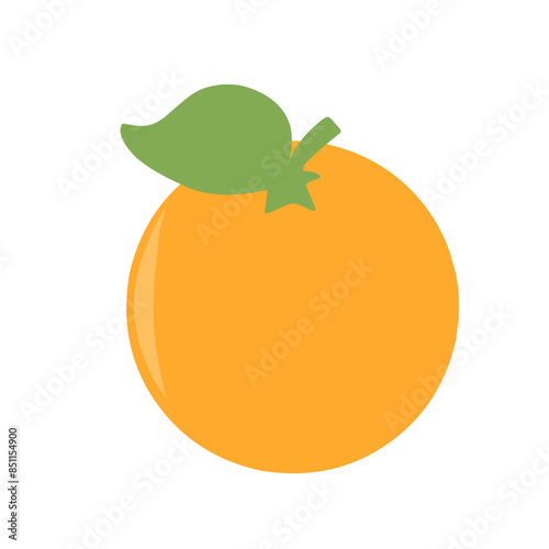 Vector orange flat icon