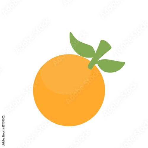 Vector orange flat icon