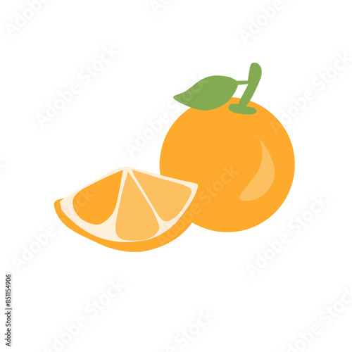 Vector orange flat icon