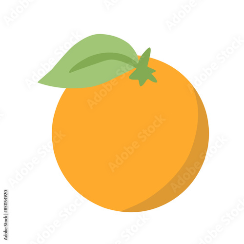 Vector orange flat icon