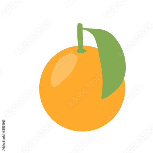 Vector orange flat icon