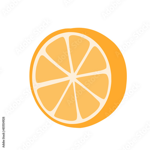 Vector orange flat icon