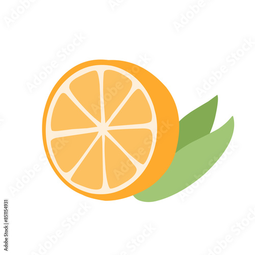 Vector orange flat icon