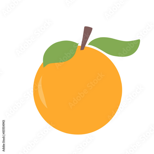 Vector orange flat icon