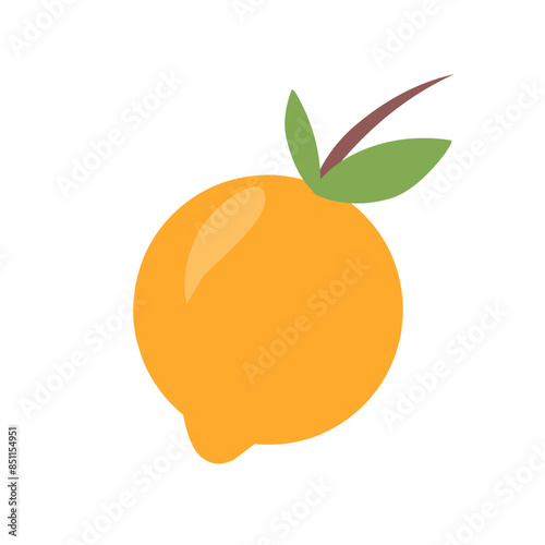 Vector orange flat icon