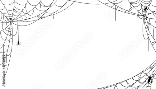 Spider web frame