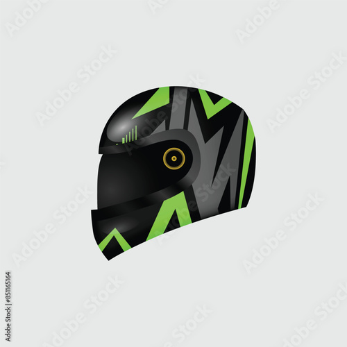 Motorcycle helmet sport design concept