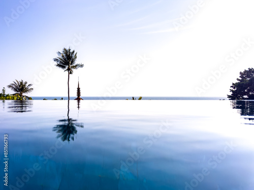 Pool villa in resort in trisara beach in Bang Tao, Phuket, Thailand photo