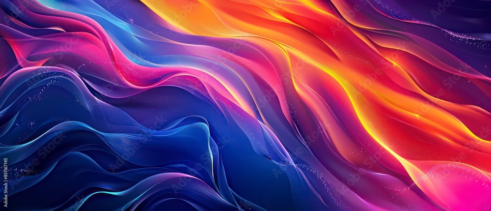 Abstract illustrations of light and smoke waves in blue and black, creating dynamic patterns and textures, ideal for artistic backgrounds and designs Abstract illustrations of light and smoke waves in blue and black, creating dynamic patterns and textures, ideal for artistic backgrounds and designs