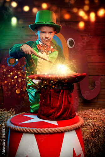 Obraz na plátně magic circus tricks