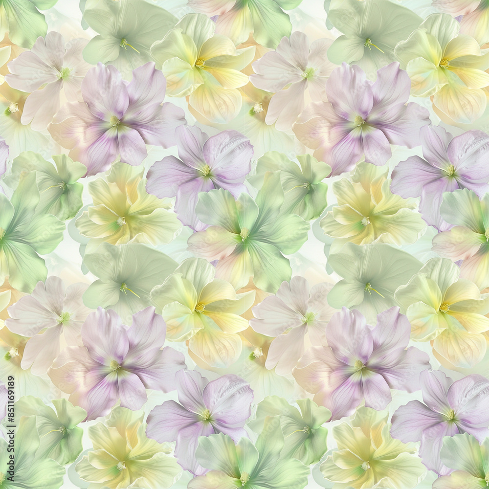 Obraz premium Floral variety color, form natural, seamless fabric pattern.
