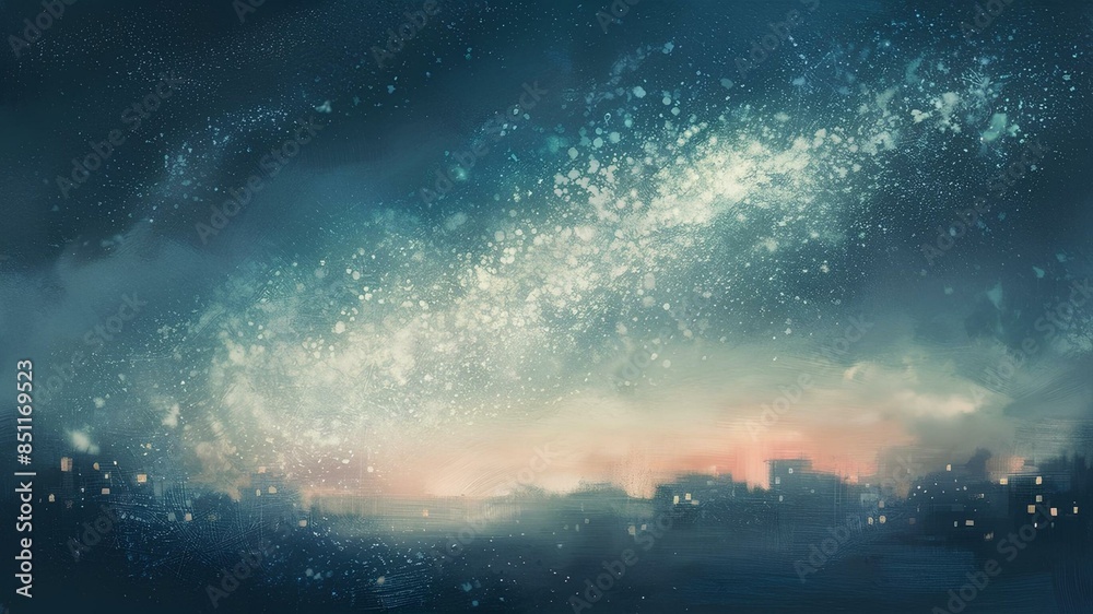 Fototapeta premium 星空~starry sky~ generated by AI