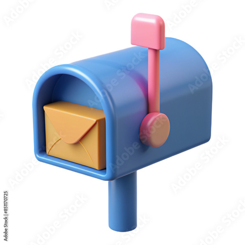mailbox with mail photo