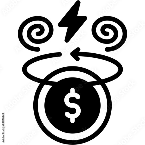 Financial Disarray Icon