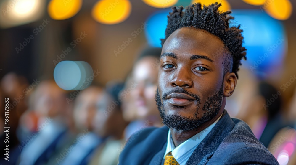 Business professionals attending a seminar, learning new trends and skills for corporate success. Business professionals attending a seminar, learning new trends and skills for corporate success.