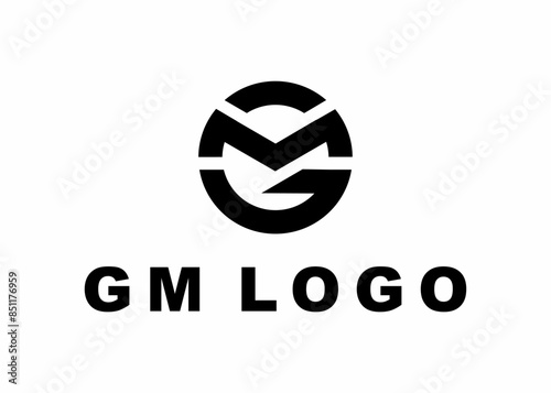 letter gm logo, design, Vector, illustration, creative icon, template