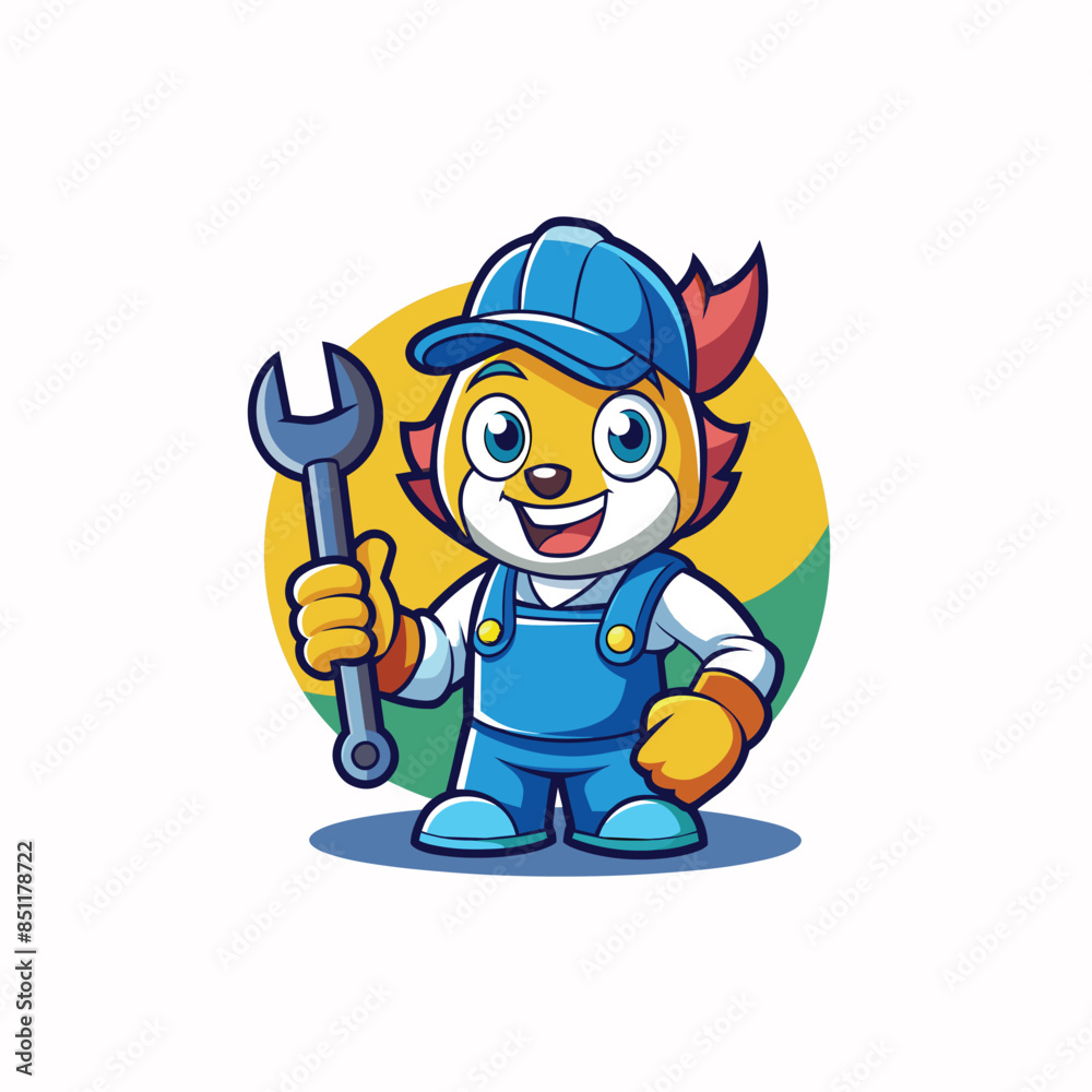 construction mascot construction mascot