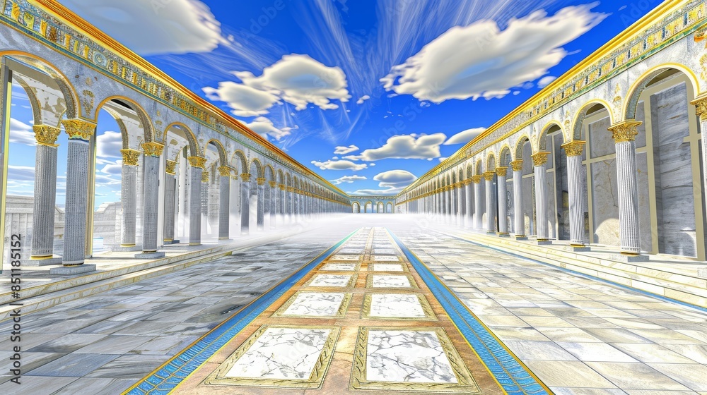 Obraz premium Illustrations of Roman architecture