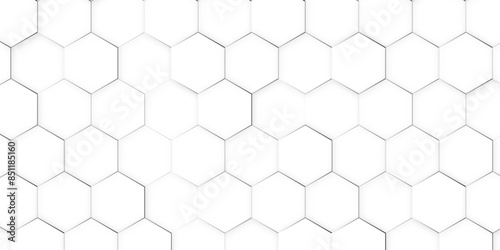Geometric hexagon seamless simple pattern. Abstract squared seamless textures. Black and white background trendy minimalist vector illustration