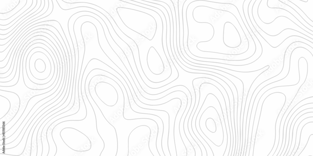 Abstract pattern waves lines seamless pattern and topography map and ...