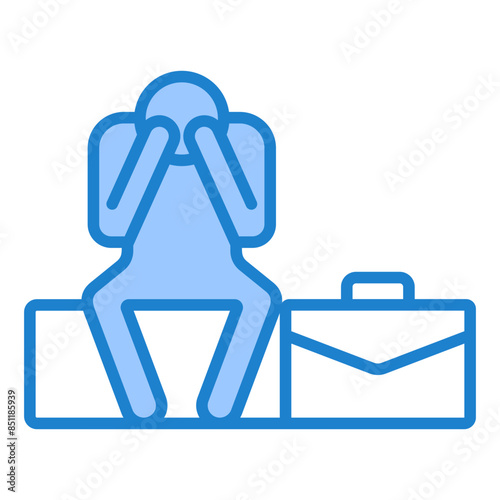 Sad Employee Icon