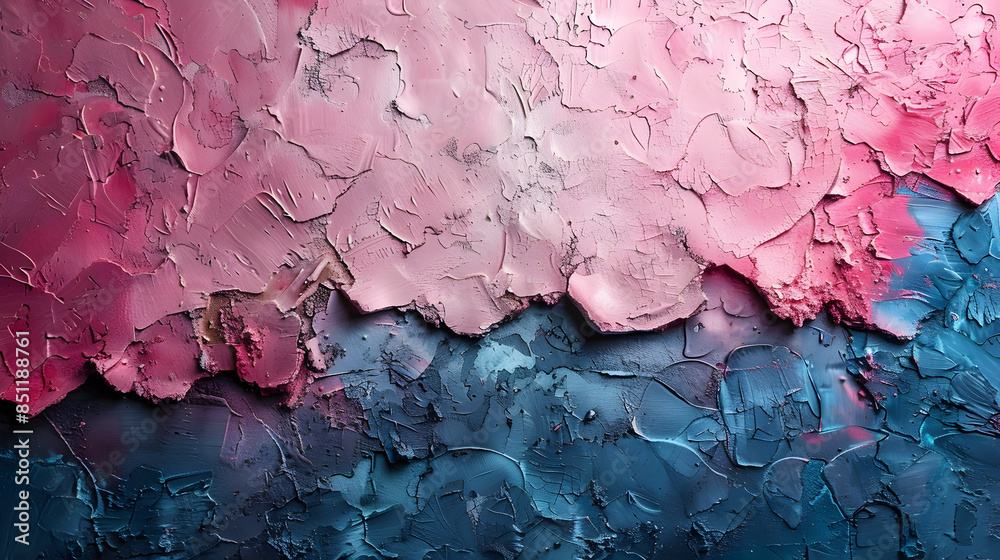 Abstract Textured Painting with Pink and Blue Color Palette, Modern Art Background, Creative Artistic Expression Abstract Textured Painting with Pink and Blue Color Palette, Modern Art Background, Creative Artistic Expression