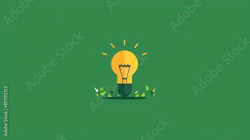  A broccoli is depicted as if it were an energy bulb,