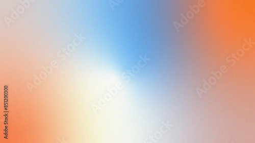 Abstract noise background with a blue and orange gradient for appealing and modern aesthetic
