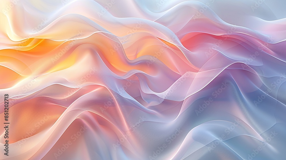 A minimalist abstract background with thin, wavy lines in soft pastel colors, creating a sense of movement and fluidity over a white backdrop, giving a light and airy feel. Abstract Backgrounds A minimalist abstract background with thin, wavy lines in soft pastel colors, creating a sense of movement and fluidity over a white backdrop, giving a light and airy feel. Abstract Backgrounds