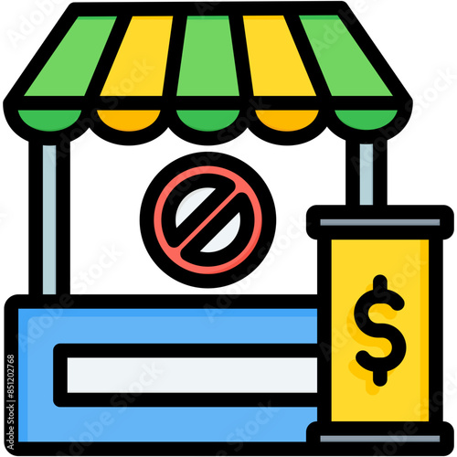 Business Closure Icon