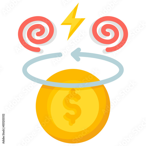 Financial Disarray Icon